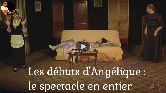 Les débuts d'Angélique par la troupe d