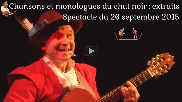 Chansons et monologues du Chat Noir : extraits interprétés par Geyrard