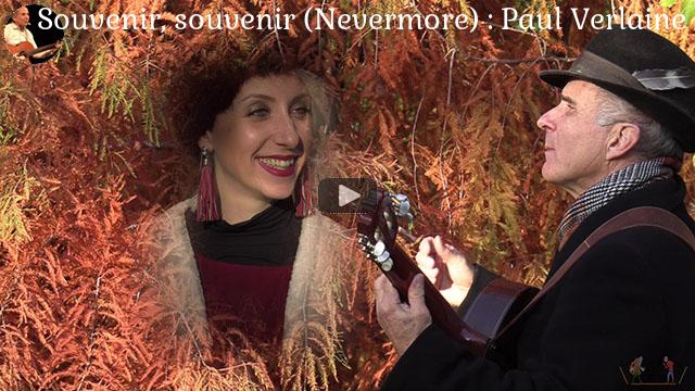 Chansons de la poésie amoureuse : Souvenir, souvenir (Nevermore), chanson interprétée par Geyrard